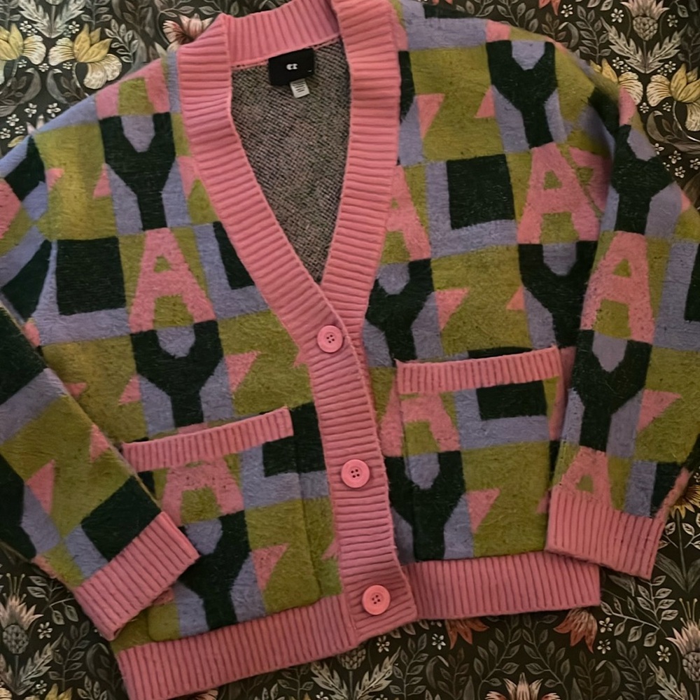 Lazy Oaf lazy checkered cardigan - Picture 2 of 7